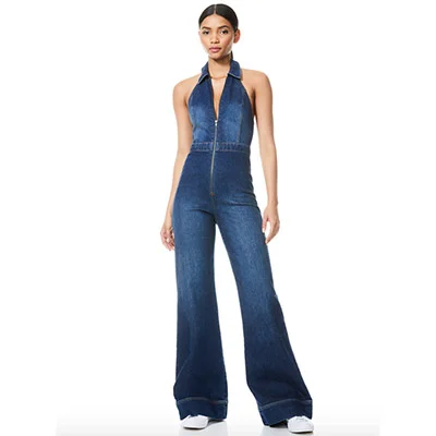 Alice + Olivia Gorgeous Halter Neck Jumpsuit Alice + Olivia Gorgeous Halter Neck Jumpsuit