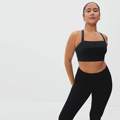 Everlane The Perform Cropped Top