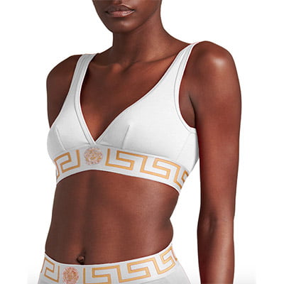 Greca Border Bralette By Versace Greca Border Bralette By Versace