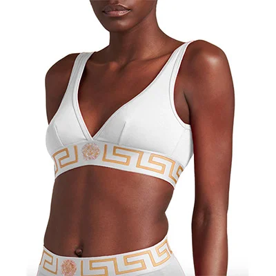 Greca Border Bralette By Versace Greca Border Bralette By Versace