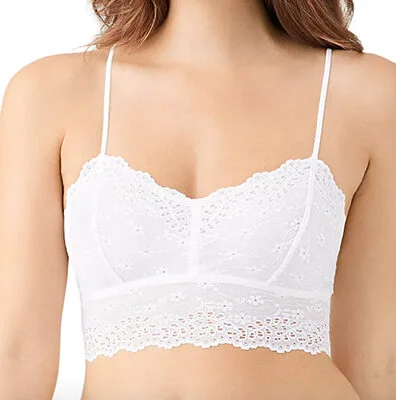Inspired Eyelet Longline Bralette By b.tempt'd by Wacoal Inspired Eyelet Longline Bralette By b.tempt'd by Wacoal