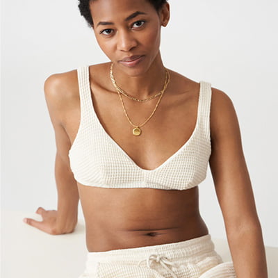 Waffle Bralette By Donni Waffle Bralette By Donni