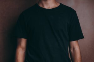 black shirt