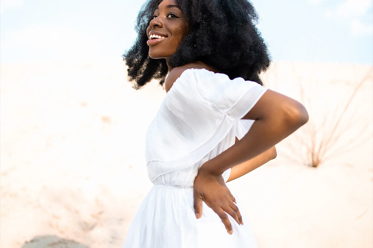 white boho