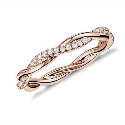 Blue Nile Petite Twist Diamond Eternity Ring_ Blue Nile Petite Twist Diamond Eternity Ring