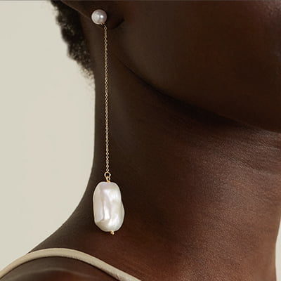Mateo Duality 14-Karat Gold Pearl Earrings Mateo Duality 14-Karat Gold Pearl Earrings