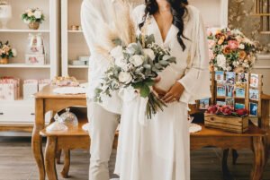 White Wrap Dress