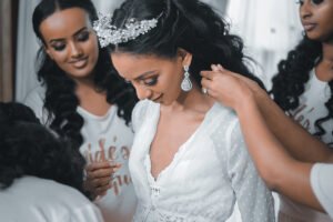 statement wedding earrings