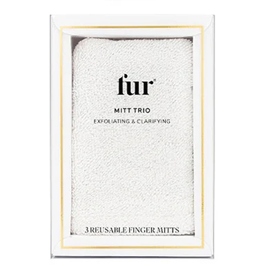 Fur Exfoliating and Clarifying Mitt Trio