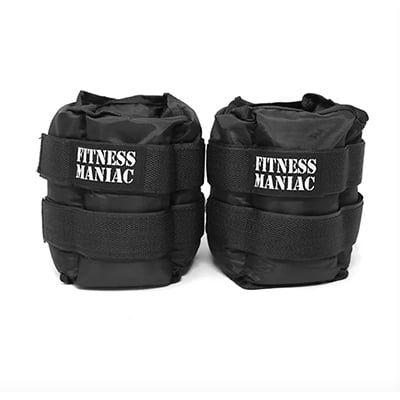 Fitness Maniac Ankle Weights with Adjustable Straps