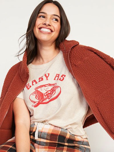 Old Navy Easy as Pie Thanksgiving Shirts
