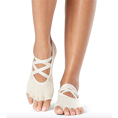 Toesox Organic Elle Grip Half-Toe Socks