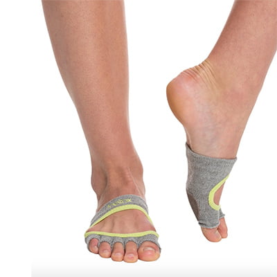 Toesox Releve Half-Toe Yoga Socks