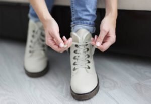 white boots