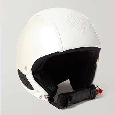 Chloe x Fusalp Faux Leather-Paneled Ski Helmet Chloe x Fusalp Faux Leather-Paneled Ski Helmet