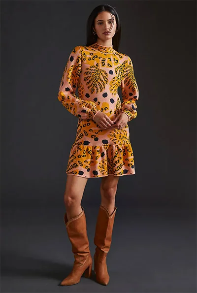 Farm Rio Palms Sweater Dress Farm Rio Palms Sweater Dress