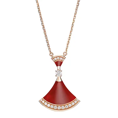 BVLGARI Divas' Dream 18K Rose Gold, Diamond & Carnelian Necklace BVLGARI Divas' Dream 18K Rose Gold, Diamond & Carnelian Necklace