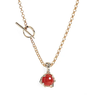 Faris Lava Amulet Carnelian Necklace Faris Lava Amulet Carnelian Necklace