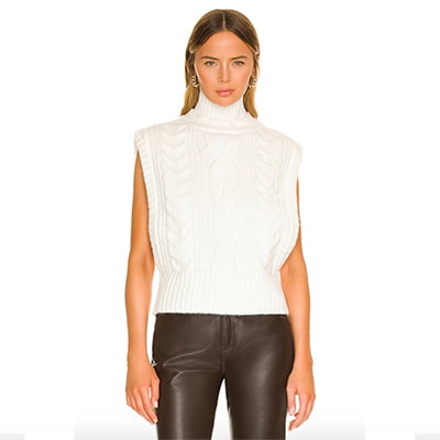 House of Harlow 1960 x Revolve Giana Cable Knit Sweater Vest