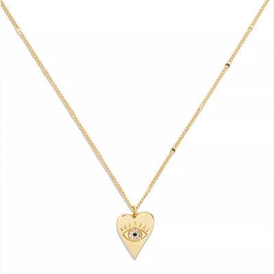 Kate Spade New York Wishes Evil Eye Necklace