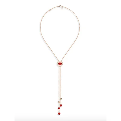 Piaget Possession Diamond & Carnelian Lariat Necklace Piaget Possession Diamond & Carnelian Lariat Necklace