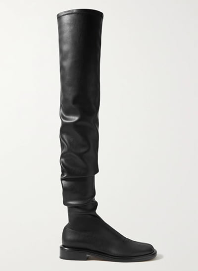 Proenza Schouler Boyd Leather Thigh-High Boots