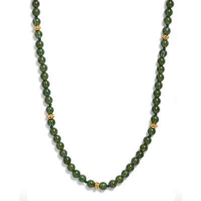 Anzie Boheme Jade Beaded Necklace Anzie Boheme Jade Beaded Necklace