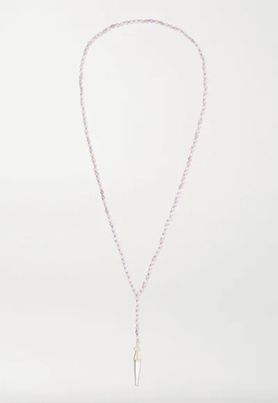 Diane Kordas Rose Gold, Quartz, Jade, and Diamond Necklace Diane Kordas Rose Gold, Quartz, Jade, and Diamond Necklace