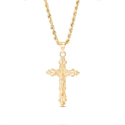 Jared Men's Crucifix Necklace