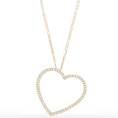 Lana Jewelry Diamond Heart Necklace