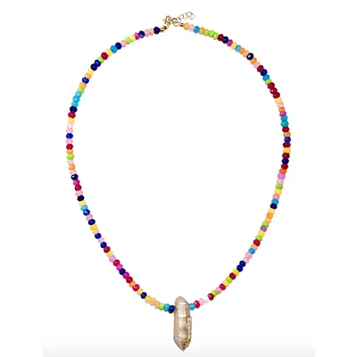 Roxanne First Yellow Gold Jade Necklace Roxanne First Yellow Gold Jade Necklace