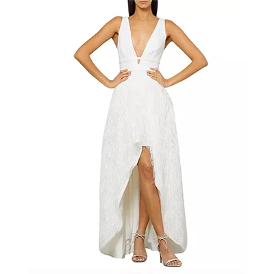 BCBGMAXAZRIA Paloma Feather Evening Gown BCBGMAXAZRIA Paloma Feather Evening Gown