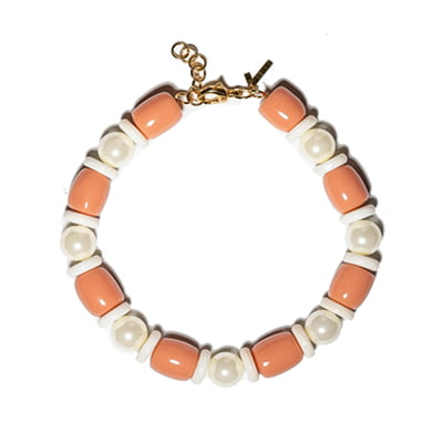 Lele Sadoughi Monaco Imitation Pearl & Shell Necklace