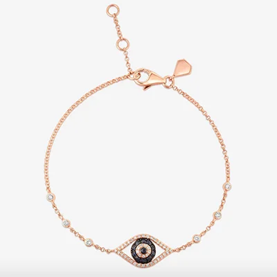 Sapphire + Diamond Cut-Out Evil Eye Bracelet_ Sapphire + Diamond Cut-Out Evil Eye Bracelet