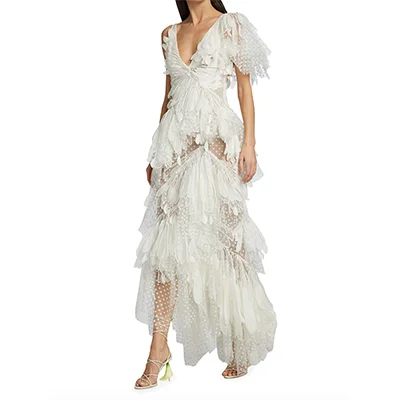 Zimmermann Rhythmic Fluted Gown Zimmermann Rhythmic Fluted Gown