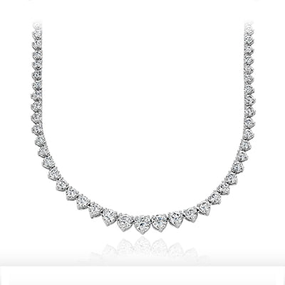 Blue Nile Graduated Eternity Diamond Necklace