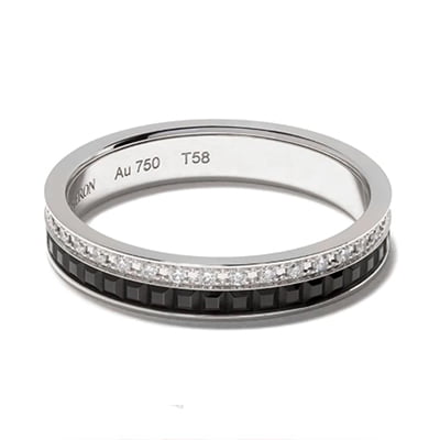 Boucheron Quatre Black Edition Two-Tone Diamond Ring