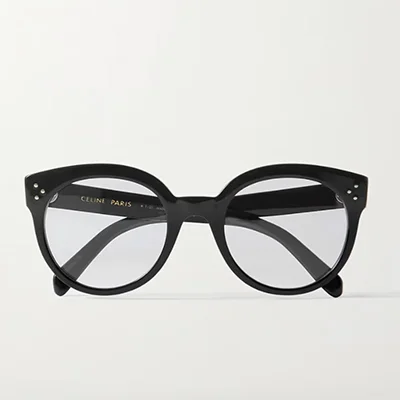 Celine Eyewear Round-Frame Acetate Optical Glasses Celine Eyewear Round-Frame Acetate Optical Glasses