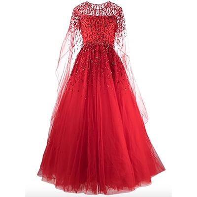 Jenny Packham sequin-embellished long-sleeve dress Jenny Packham sequin-embellished long-sleeve dress