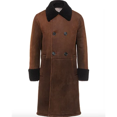 Prada Double-Breasted Sheepskin Coat Prada Double-Breasted Sheepskin Coat