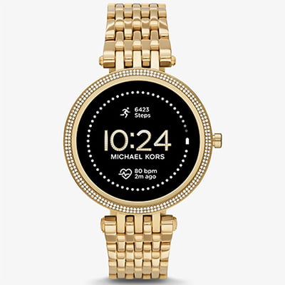 Michael Kors Gen 5E Darci Pavé Gold-Tone Smartwatch