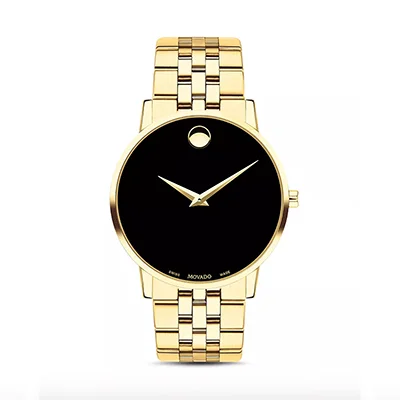 Movado Museum 40mm Classic Yellow Gold Watch Movado Museum 40mm Classic Yellow Gold Watch