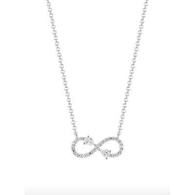 Saks Fifth Avenue Collection 14K Gold & Diamond Infinity Pendant Necklace