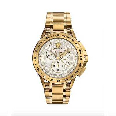 Versace Sports Tech IP Yellow Gold Chronograph Watch Versace Sports Tech IP Yellow Gold Chronograph Watch