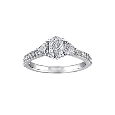 Fredmeyer Jewelers Diamond Engagement Ring in 14K White Gold