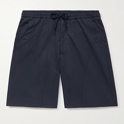 Giorgio Armani Cotton-Twill Drawstring Shorts