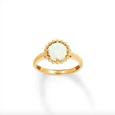Jared Lab-Created Opal Ring 