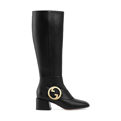 Gucci Blondie Classic Tall Leather Boots Gucci Blondie Classic Tall Leather Boots