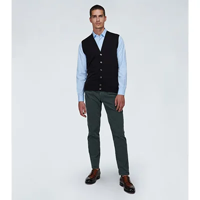 John Smedley Stavely Knitted Wool Vest John Smedley Stavely Knitted Wool Vest