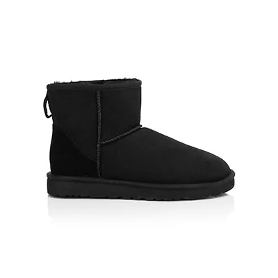 UGG Classic Heritage Suede & Shearling Mini Bomber Boots UGG Classic Heritage Suede & Shearling Mini Bomber Boots